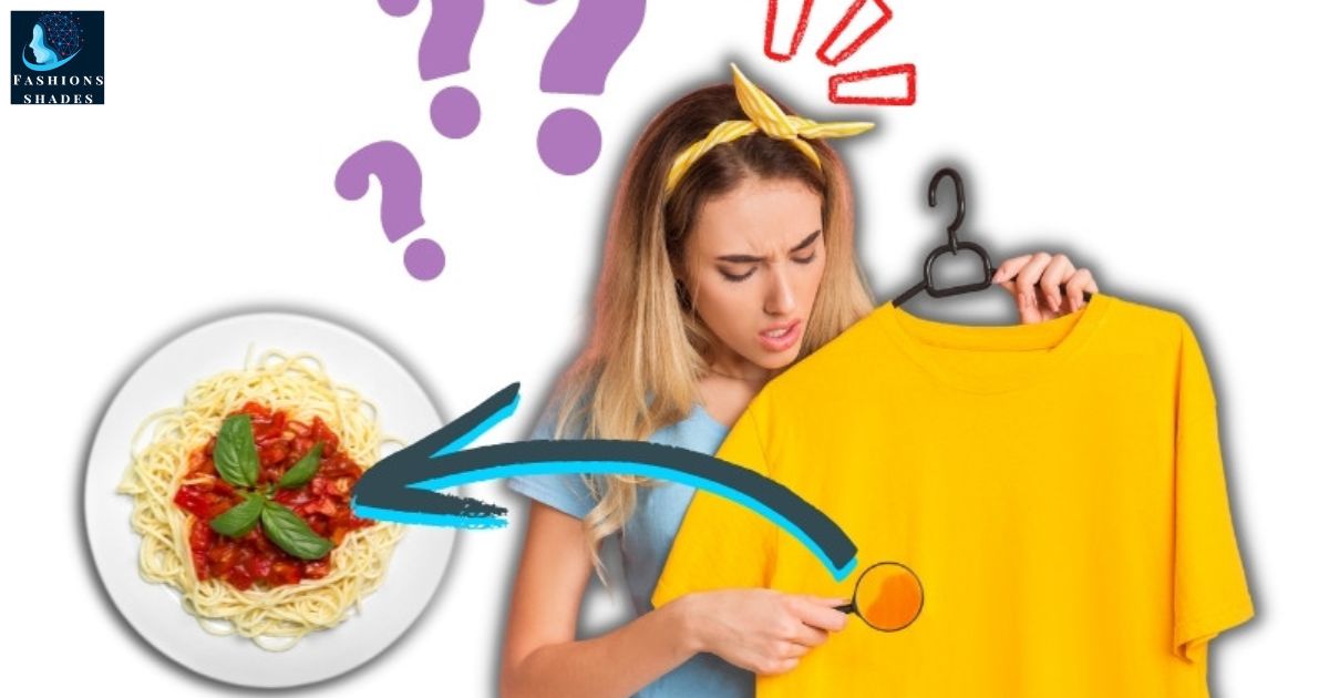 how to get spaghetti sauce out of clothes