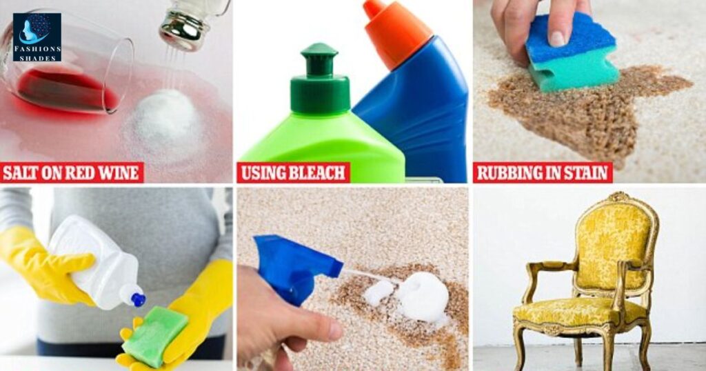 Top Mistakes to Avoid When Using DIY Stain Removers