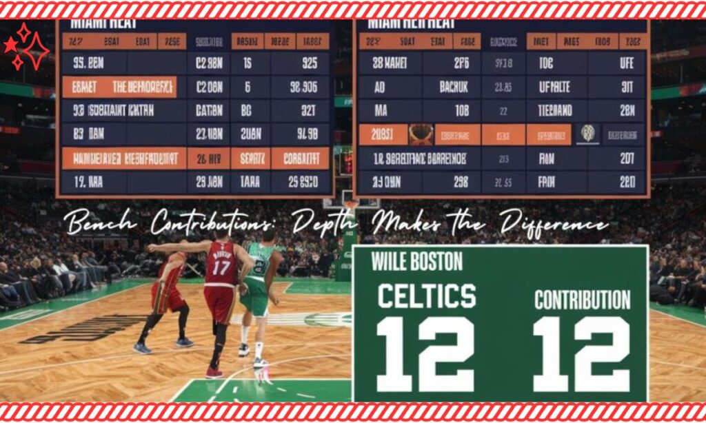 Bench Contributions: Depth Makes the Difference